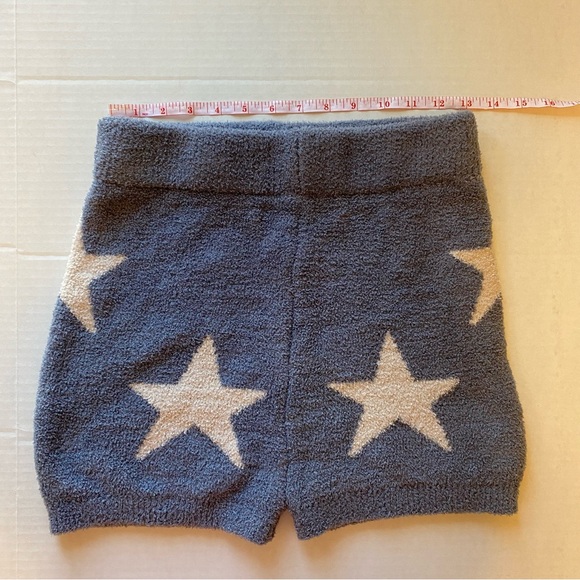 ✨Like New✨ Cozy Short Set, Size Small; Light Blue & White Stars - Picture 9 of 9